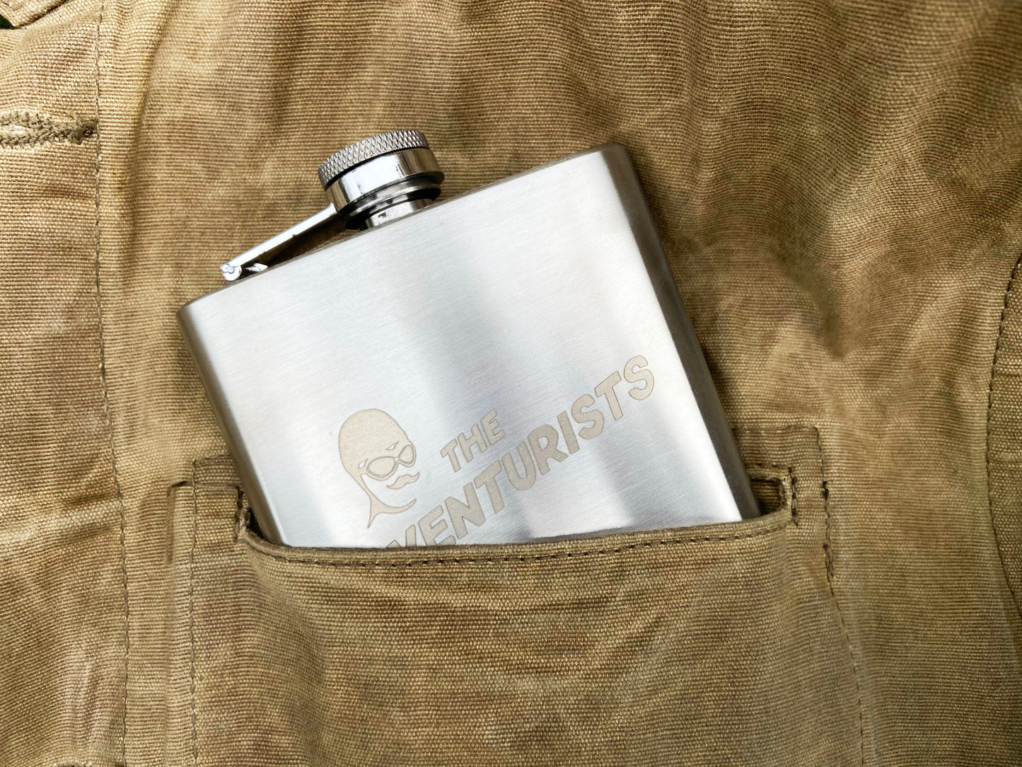 The Adventurists Hip Flask of Steel Resoluteness