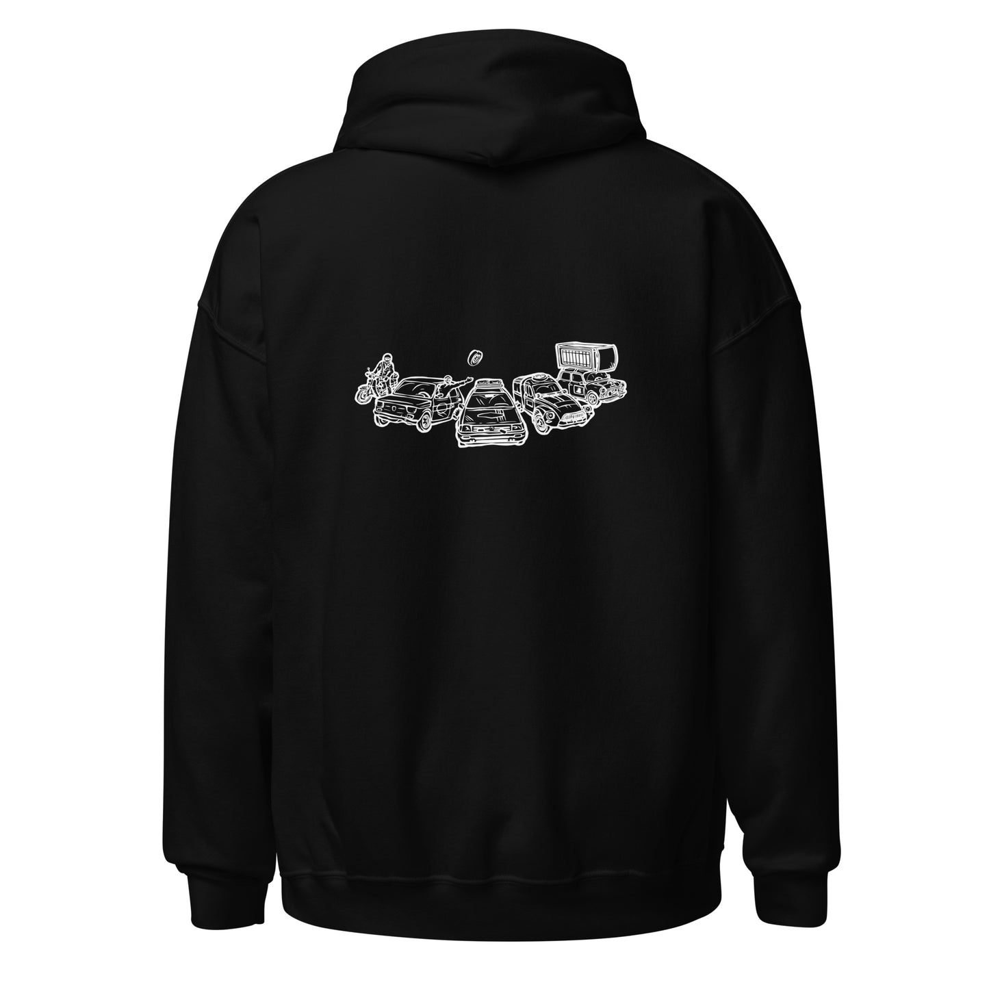 Mongol Rally Hoodie of Motoring Stupidity