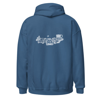 Mongol Rally Hoodie of Motoring Stupidity