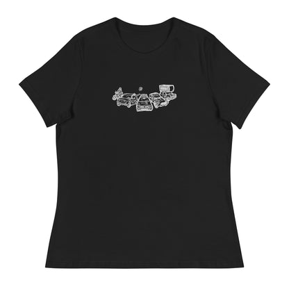 Mongol Rally T-shirt of Vehicular Vagabonds (women's fit)