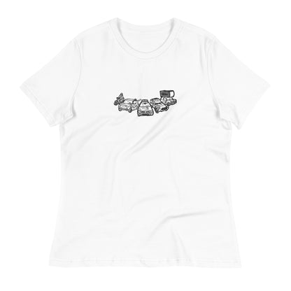 Mongol Rally T-shirt of Vehicular Vagabonds (women's fit)